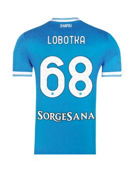 SSC Napoli Stanislav Lobotka #68 Domaci Dres 2025-26 Kratak Rukavima SSC Napoli Stanislav Lobotka #68 Domaci Dres 2025-26 Kratak Rukavima